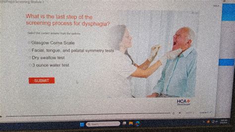 Last Step Test Dysphagia Screen