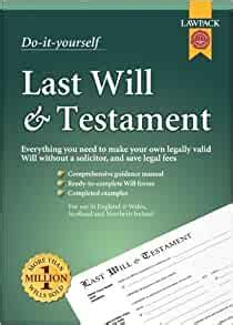 Download Last Will Testament Kit Do It Yourself Kit 