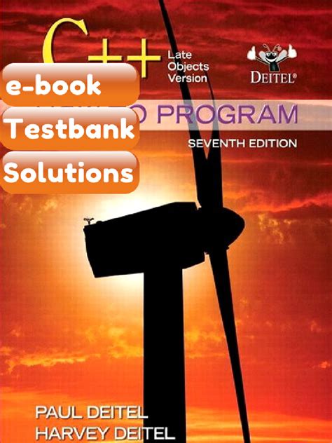 Download Late Object Program Deitel 7Th Edition 