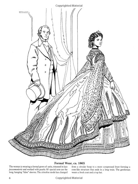 Read Online Late Victorian And Edwardian Fashions Dover Fashion Coloring Book 