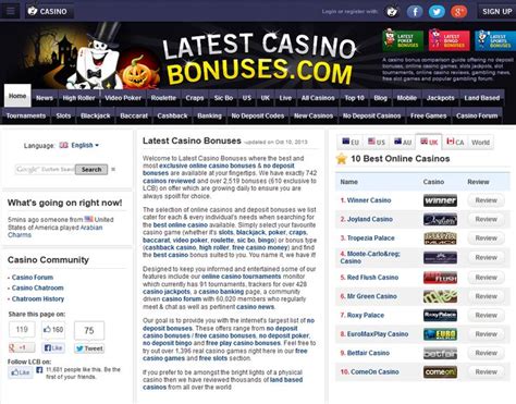 latest casino bonuses com