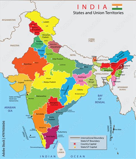 Latest Map Of India