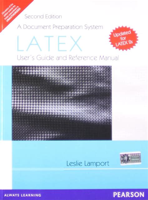 Latex A Document Preparation System Users Guide And Reference Manual Addison Wesley Series On Tools And Techniques For Computer T