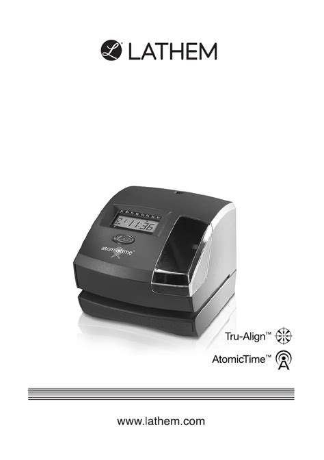 Read Online Lathem 3001 User Guide 