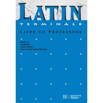 latin terminale livre du professeur