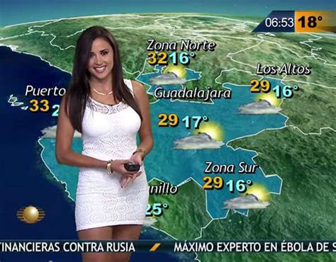 Latina weather woman
