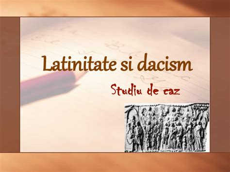 latinitate si dacism referat romana