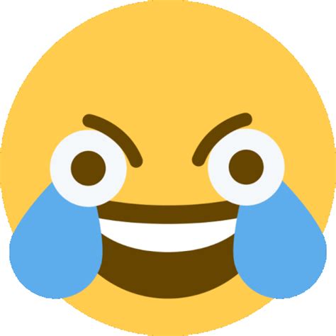 Crying Laughing Cursed Emoji