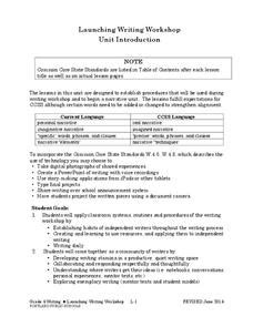 Full Download Launching Writing Workshop Unit Introduction 