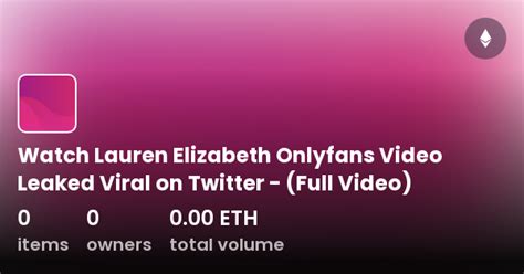 laurenelizabeth OnlyFans leaked content