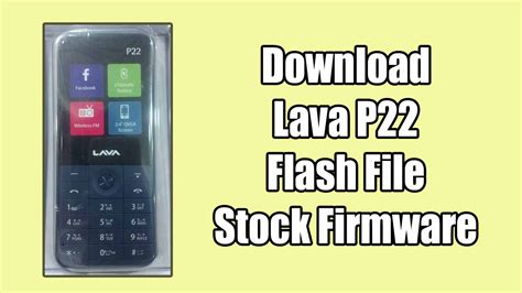 lava p22 flash file
