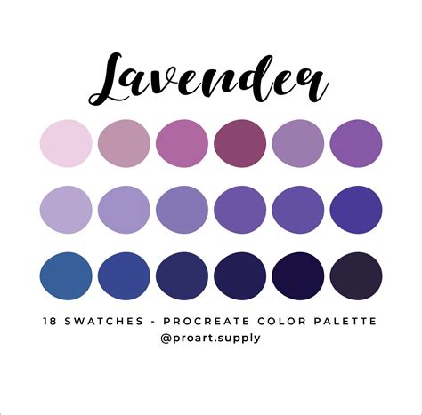 Lavender Warna  Lavender Shades Color Palette Lavender Color Palette Color - Lavender Warna