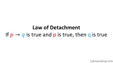 Law Of Detachment Math