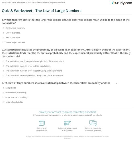 Law Of Large Numbers Worksheet   Law Of Sines Ambiguous Case Worksheets - Law Of Large Numbers Worksheet