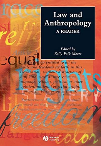Read Online Law And Anthropology A Reader 
