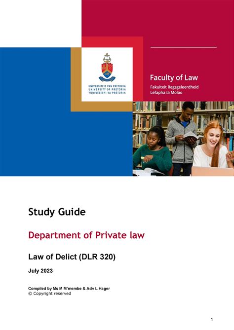 Read Online Law Basics Student Study Guides Delict 