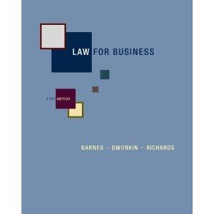 Full Download Law For Business 11Th Edition Barnes 
