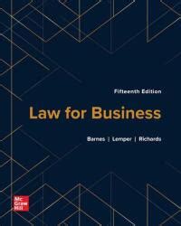 Read Law For Business 15Th Edition Answers 
