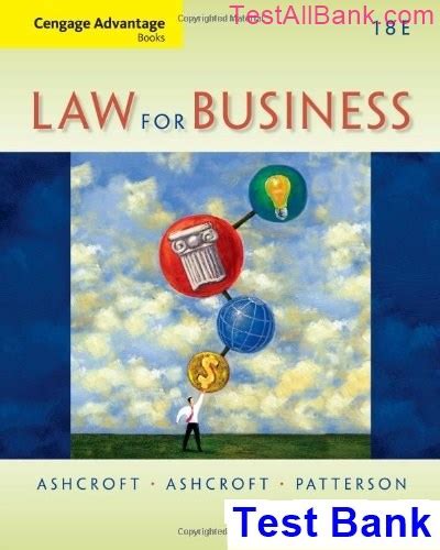 Download Law For Business 18Th Edition Test Bank 