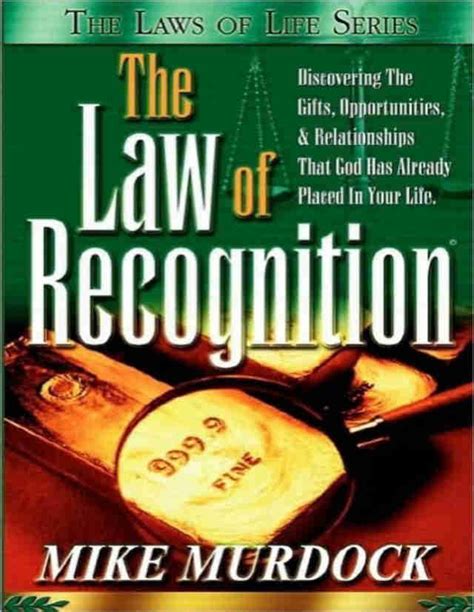 Read Online Law Of Recognition By Mike Murdock Pdf 