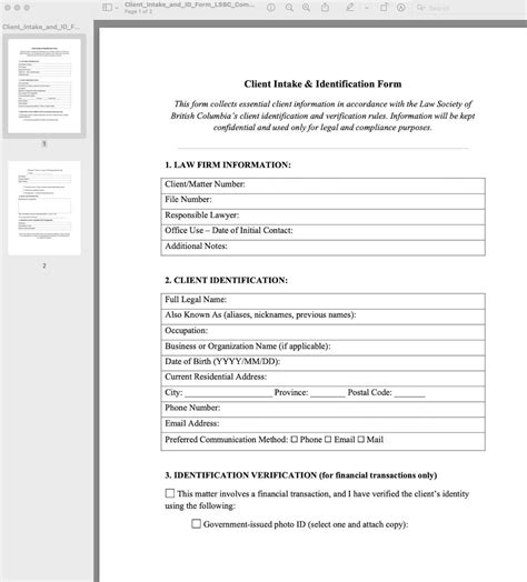 Download Law Office Client Document Template 
