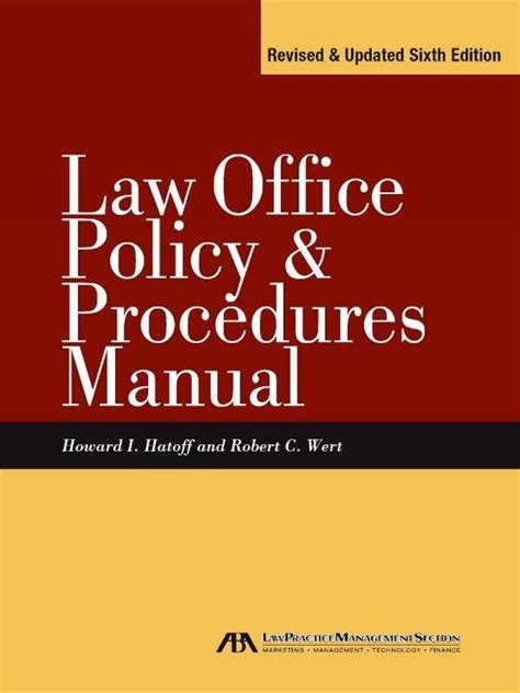 Full Download Law Office Procedures Manual 