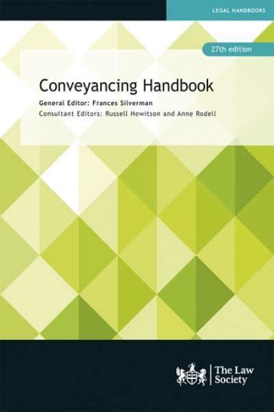 Read Law Society Conveyancing Handbook 18Th Edition 