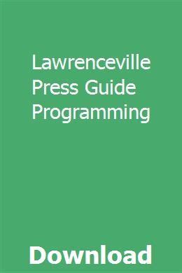 Download Lawrenceville Press Guide Programming Java 