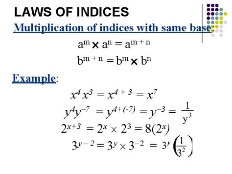 Laws Of Indices For Multiplication And Division Bbc Dividing Powers With The Same Base - Dividing Powers With The Same Base
