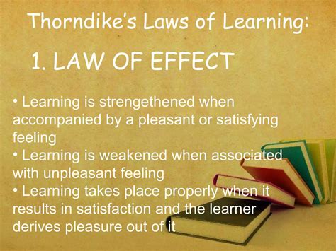 Laws Of Learning