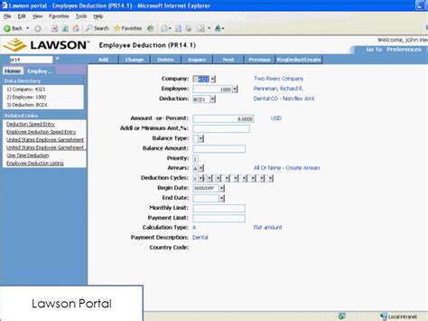 Read Lawson S3 User Manual 