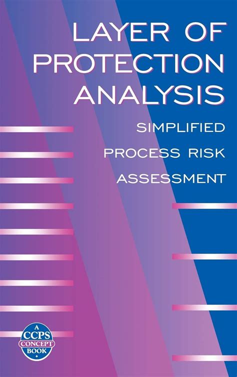 Layer Of Protection Analysis Simplified Process Risk Assessment A Ccps Concept Book 1st First Edition By Center For Chemical Process Safety Ccps 2001