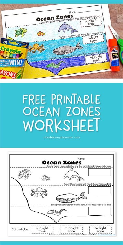 Layers Of The Ocean Printable Worksheets Homeschool Giveaways Ocean Worksheets For Kindergarten - Ocean Worksheets For Kindergarten