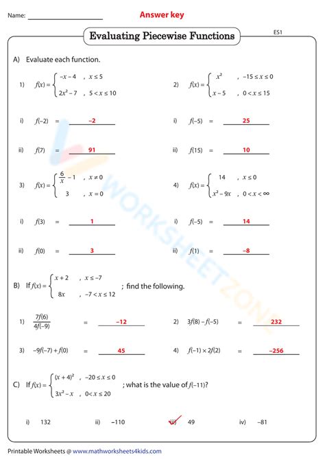 Download Laying The Foundation Analyzing Piecewise Functions Answers 