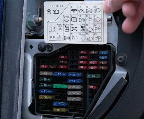 Layout 2006 Vw Passat Fuse Box Diagram