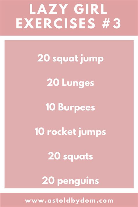 Lazy Guy Workout Plan