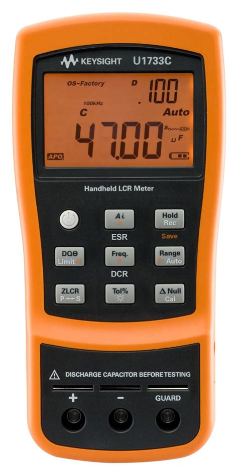 lcr meter u1733c calibration manual