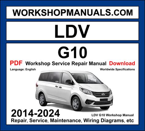Ldv Workshop Manuals