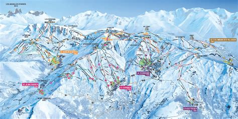 le corbier ski map