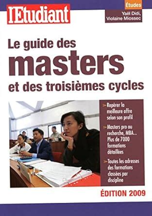 Le Guide Des Masters Et Des Troisia Mes Cycles To