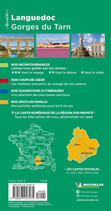 le guide vert languedoc michelin
