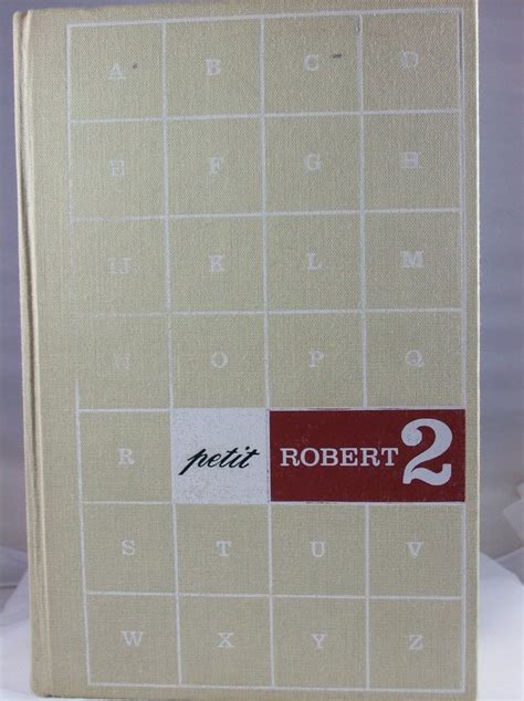Le Petit Robert 2 Deux Dictionnaire Universel Des