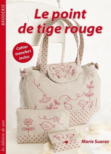 le point de tige rouge cahier transfert inclus