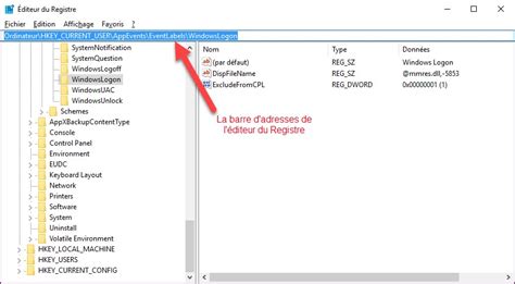 le registre de microsoft windows xp