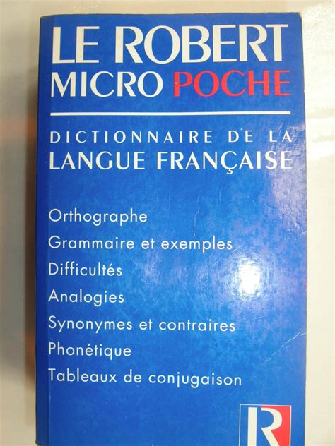Le Robert Micro Dictionnaire D Apprentissage De L