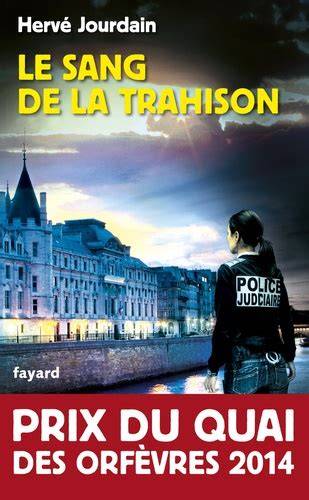 le sang de la trahison prix du quai des orfa vres