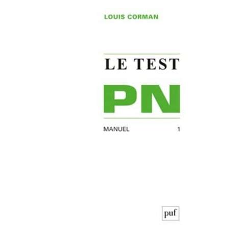 le test pn manuel tome 1