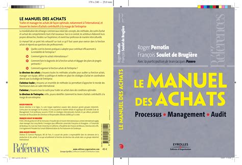 Read Online Le Manuel Des Achats Processus Management Audit 