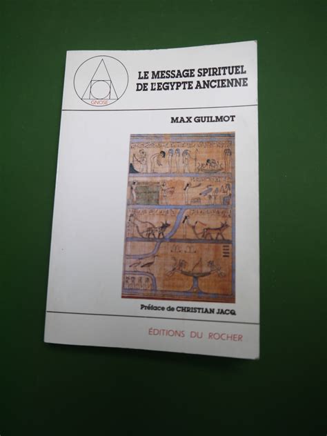 Read Le Message Spirituel De L Gypte Ancienne 