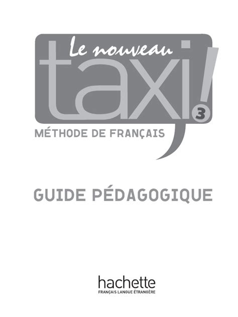 Download Le Nouveau Taxi 3 Guide Pedagogique 